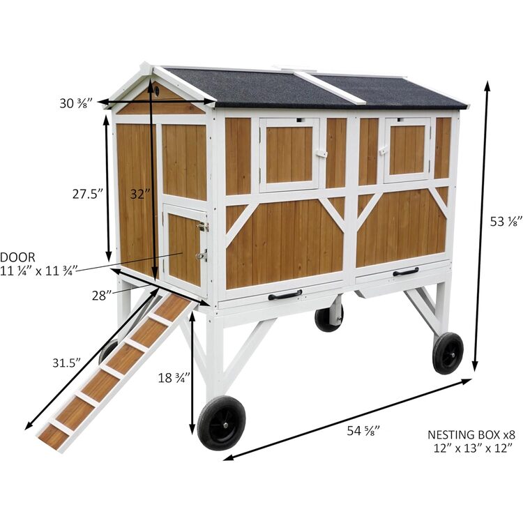 Zoovilla Free-Range Chicken Coop for 8+ Chickens - Coop - Image 3