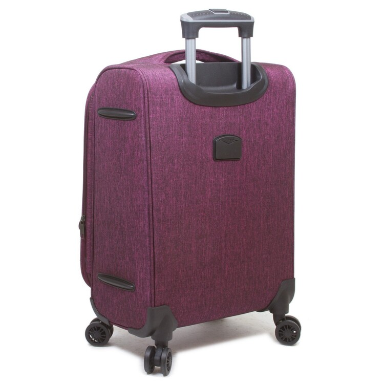 Dejuno Burgundy 3-Piece Spinner Luggage Set Aurora - OJCommerce.com