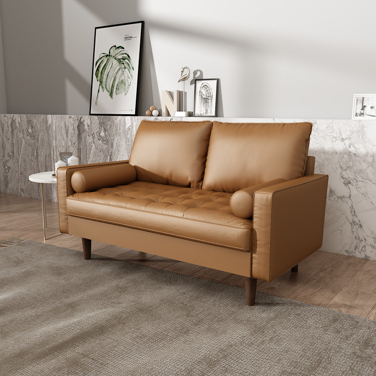 Genoa Faux Leather Loveseat by Kingway