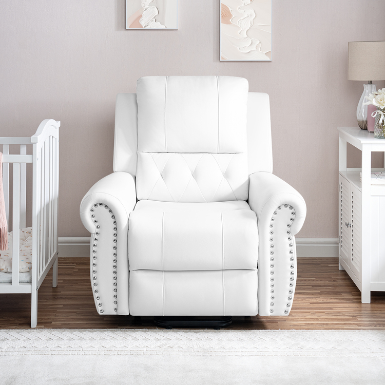 Color: White Material: Air Leather