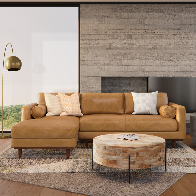 Simpli Home Morrison Sectional Sofa - Thumbnail 5