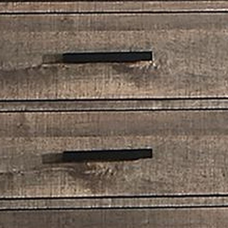 BenJara Nny 45 Inch Tall Dresser Chest with 5 Drawers, Black Handles, Brown  Wood - OJCommerce.com