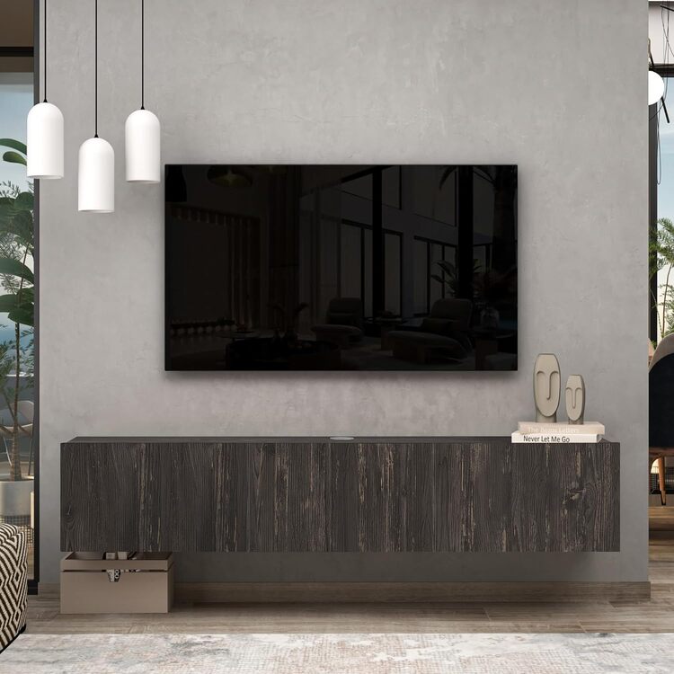 Atelier Mobili Floating TV Stand - Modern Wall Mounted Entertainment Center - Image 2