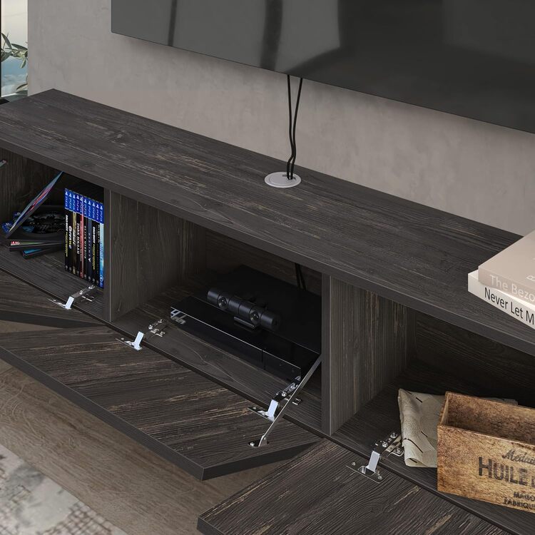 Atelier Mobili Floating TV Stand - Modern Wall Mounted Entertainment Center - Image 3