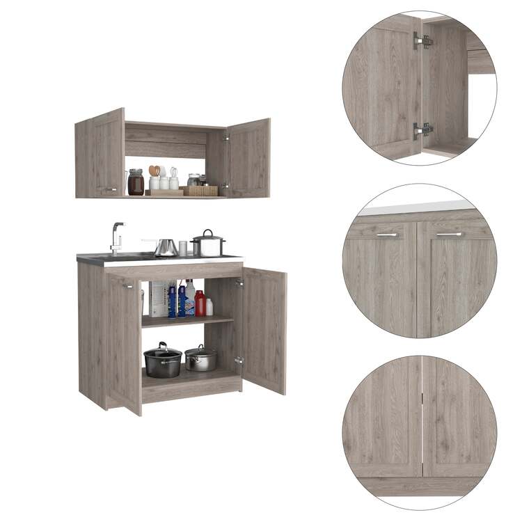 FM FURNITURE Perseus CabinetSet, Two Parts Set - Image 4