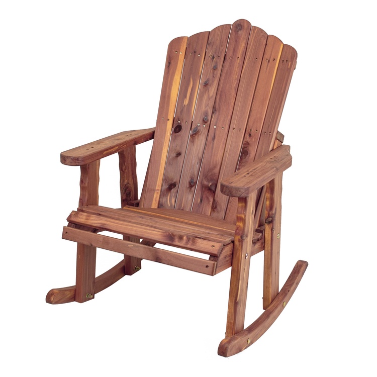 American Furniture Classics Cedar Adirondack Rocking Chair - 23 ...