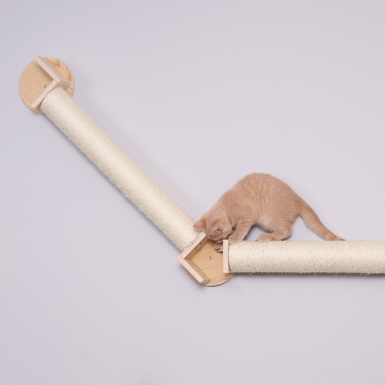 Armarkat Wall Mounted Cat Bridge - Sisal Scratching Post for Cats ...
