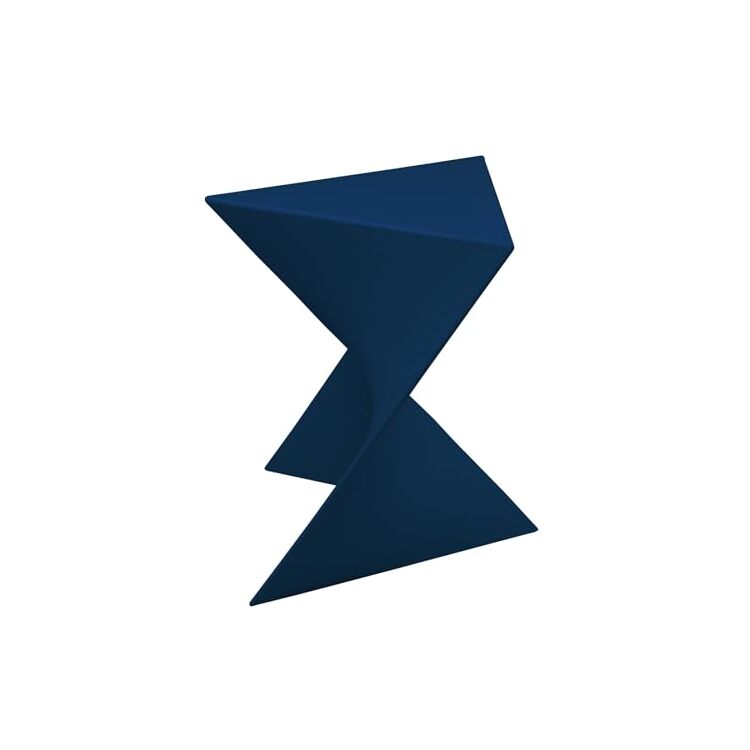 LeisureMod Randolph Modern Accent Side Table Indoor and Outdoor Use (Navy Blue) - Image 7