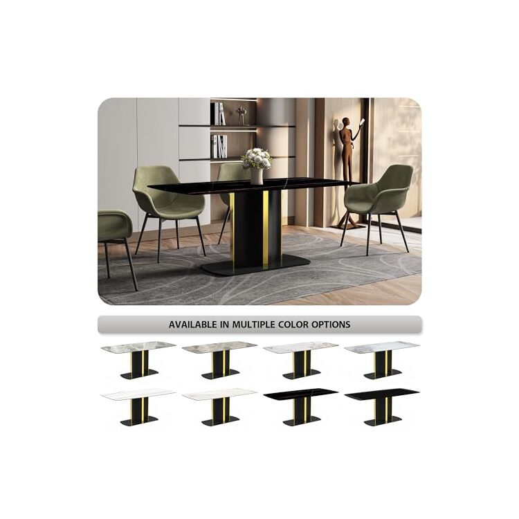LeisureMod Sylva Series Modern Dining Table - Thumbnail 2