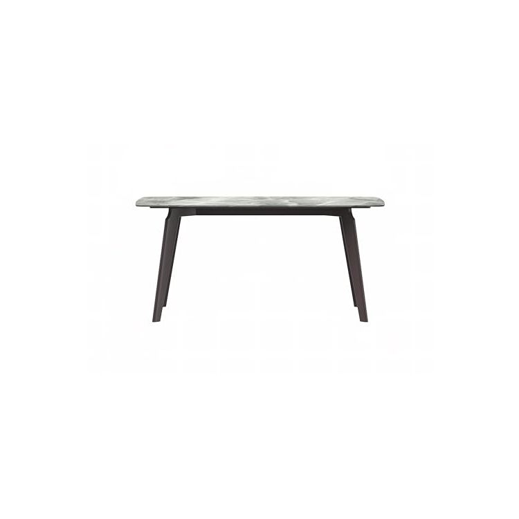 LeisureMod Krevor Series Modern Dining Table Silver Base, With 71 Light ...
