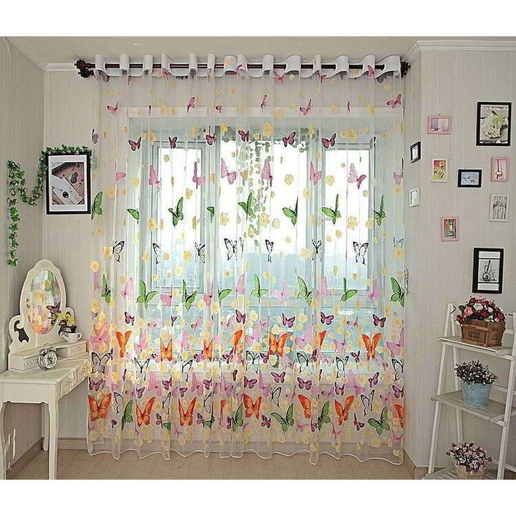 Window Sheer Curtains Panel