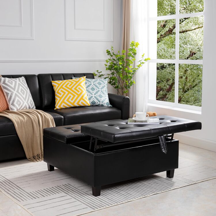 Ottoman storage coffee table