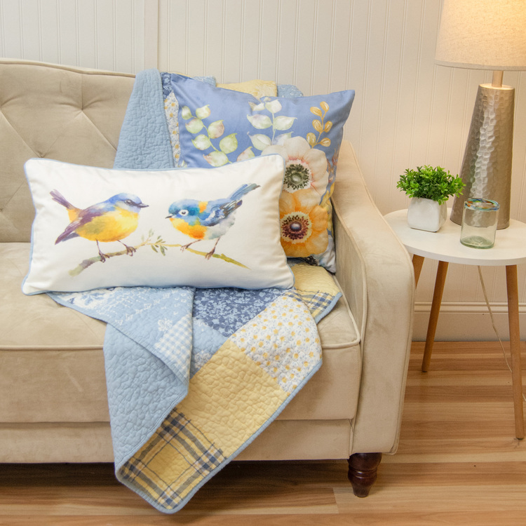 Quilted Throw Blanket