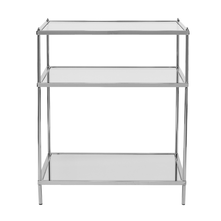 Knox Glam Mirrored Side Table - Thumbnail 4