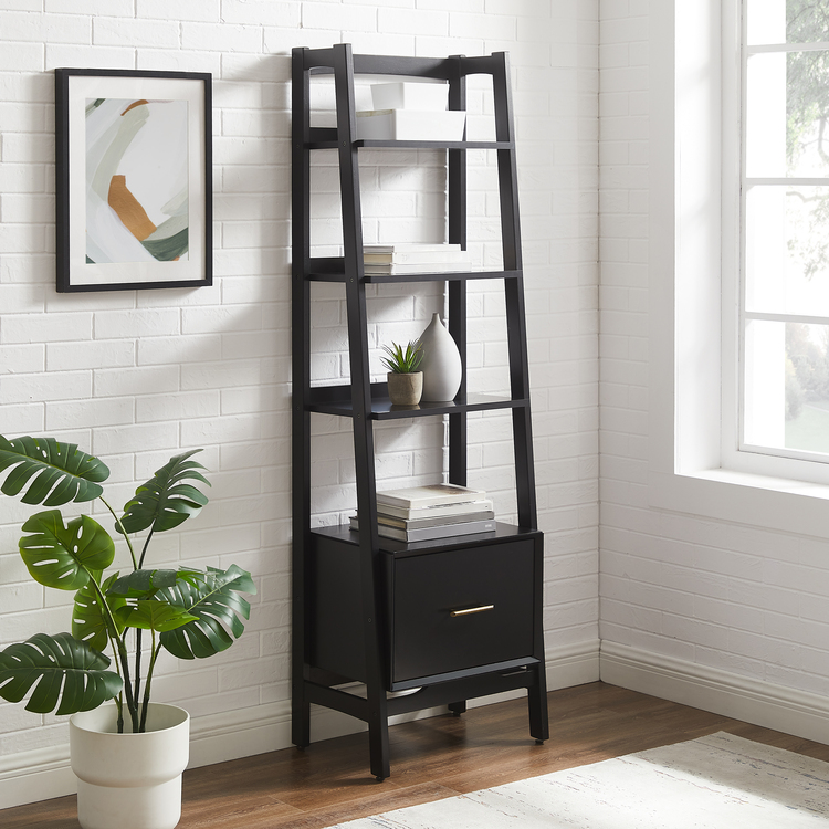 Crosley Furniture Landon Etagere Bookcase - Thumbnail 3