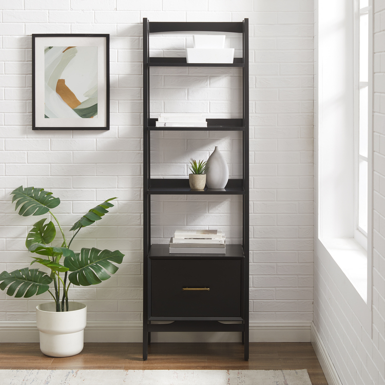 Crosley Furniture Landon Etagere Bookcase - Thumbnail 2