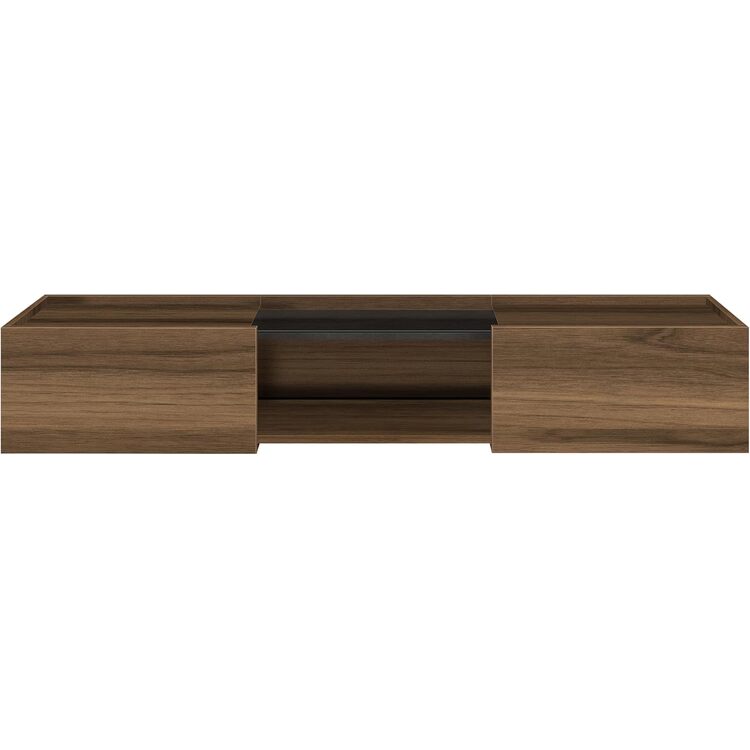 Atelier Mobili Modern Floating TV Stand - Walnut Media Console - Image 6