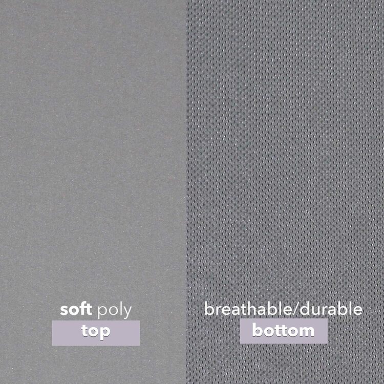 American Furniture Alliance Trifold Hide'A Mat Portable Mattress Jr. Twin-Pewter - Image 4