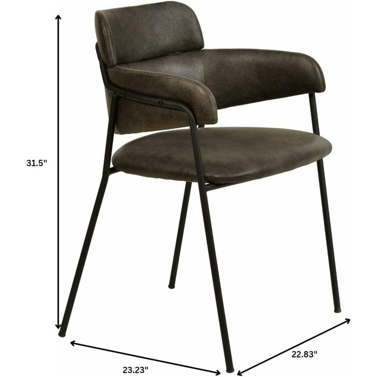 LeisureMod Axis Collection Modern Dining Chair - Thumbnail 3