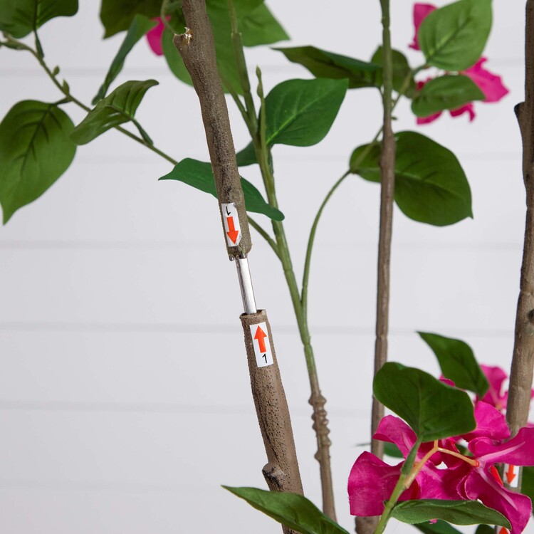 Nearly Natural 7ft. Artificial Minimalist Bougainvillea Tree - Thumbnail 4