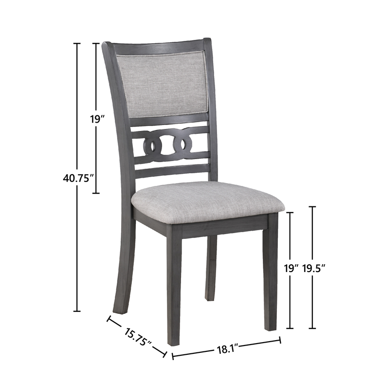 New Classic Furniture Gia - Set Of 4 Dining Chairs -Gray - Image 7