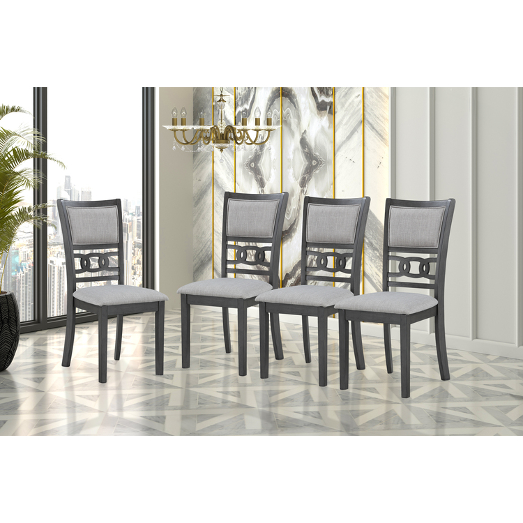 New Classic Furniture Gia - Set Of 4 Dining Chairs -Gray - Image 8