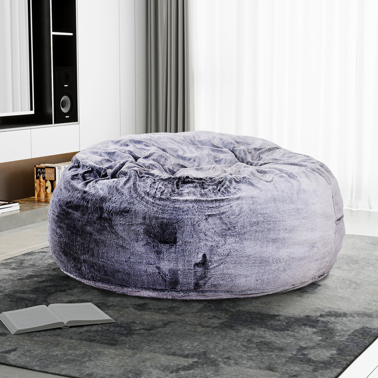 Primo International Faux Fur Bean Bag Chair - Image 5