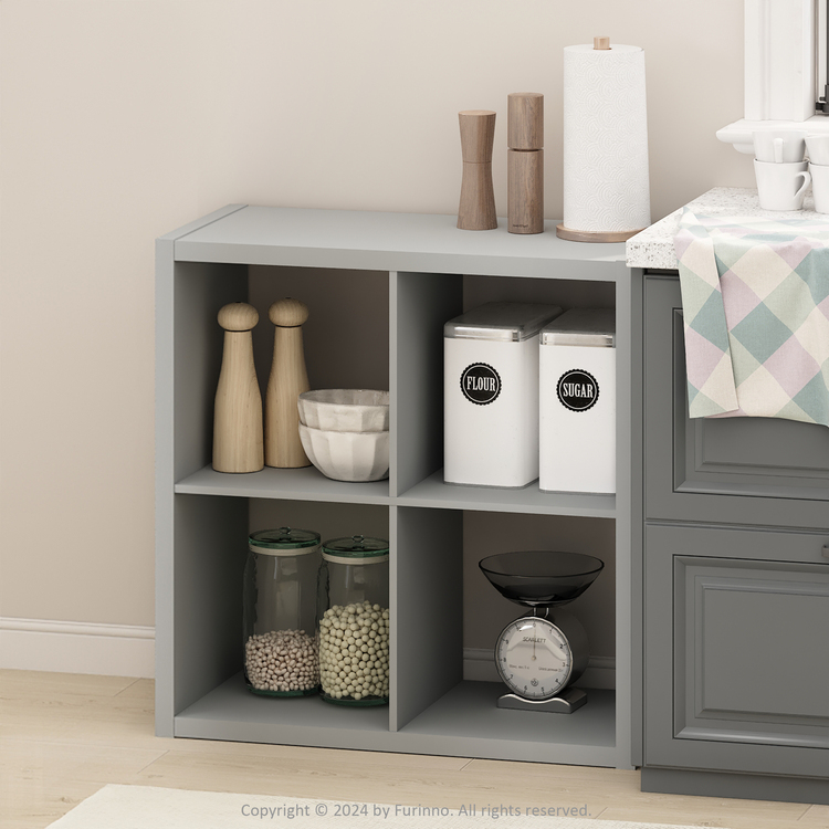 Furinno Hermite 4-Cube Open Shelves Kitchen Storage - Thumbnail 3