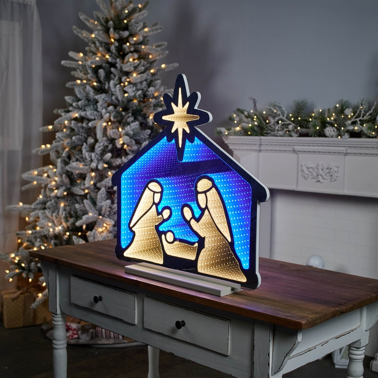 MELROSE International Nativity Scene Holy Family Ekkolight - Thumbnail 3