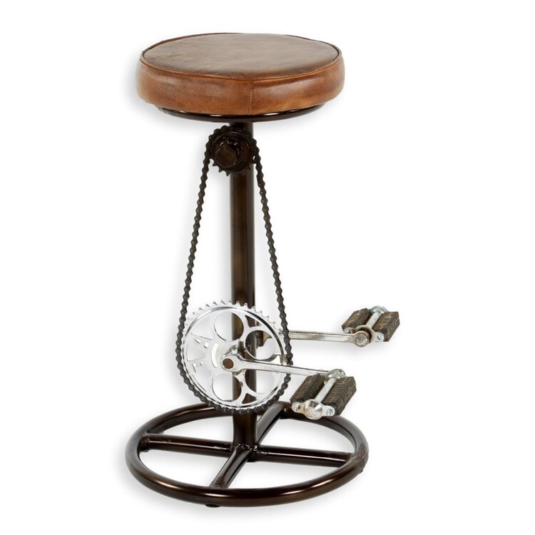 Benjara Spey Bicycle Counter Stool - Thumbnail 2