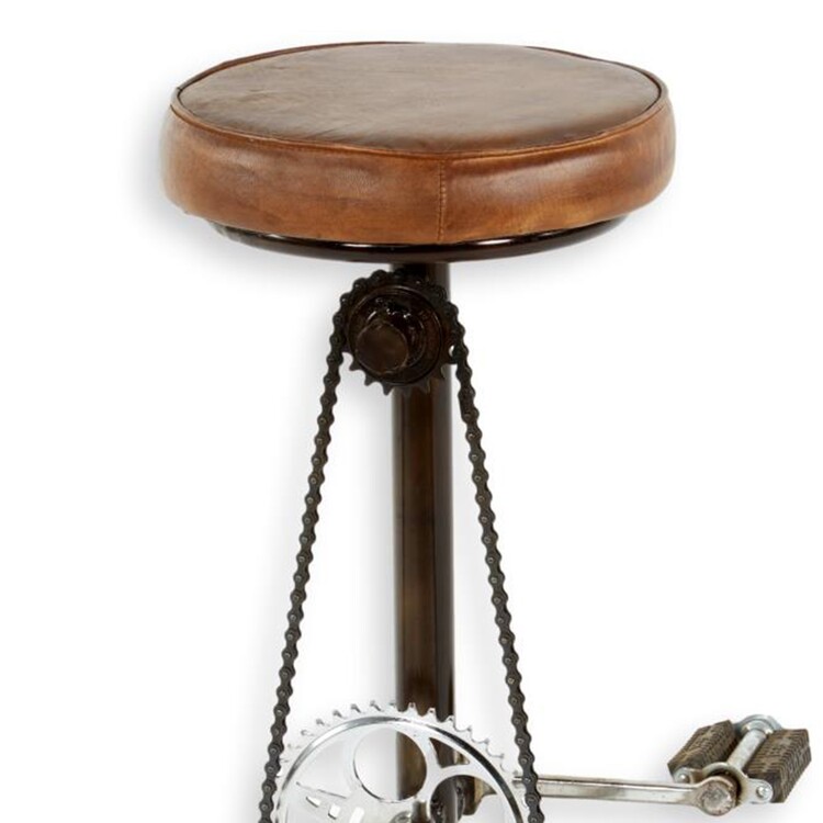 Benjara Spey Bicycle Counter Stool