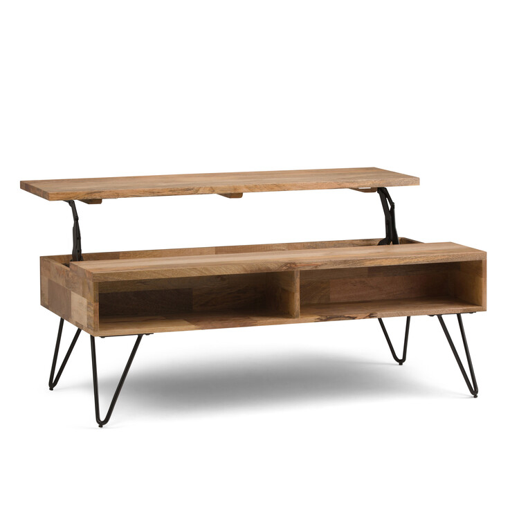 Simpli Home Hunter Coffee Table and End Table - Thumbnail 4
