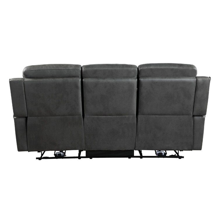 Benjara Gimo Manual Recliner Sofa - Thumbnail 4