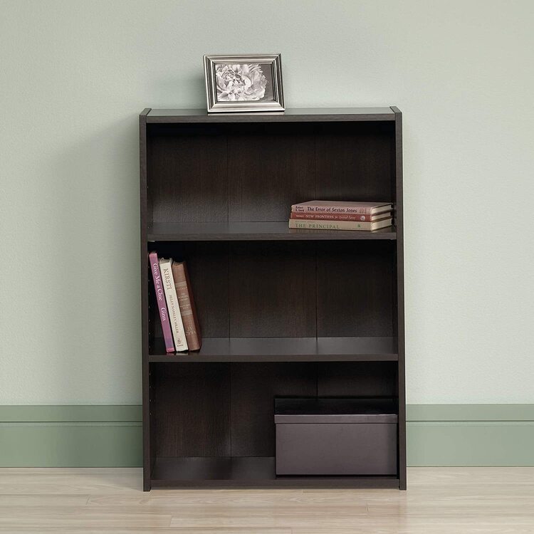 Sauder 3-Shelf Bookcase - Beginnings Cinnamon Cherry - Image 2
