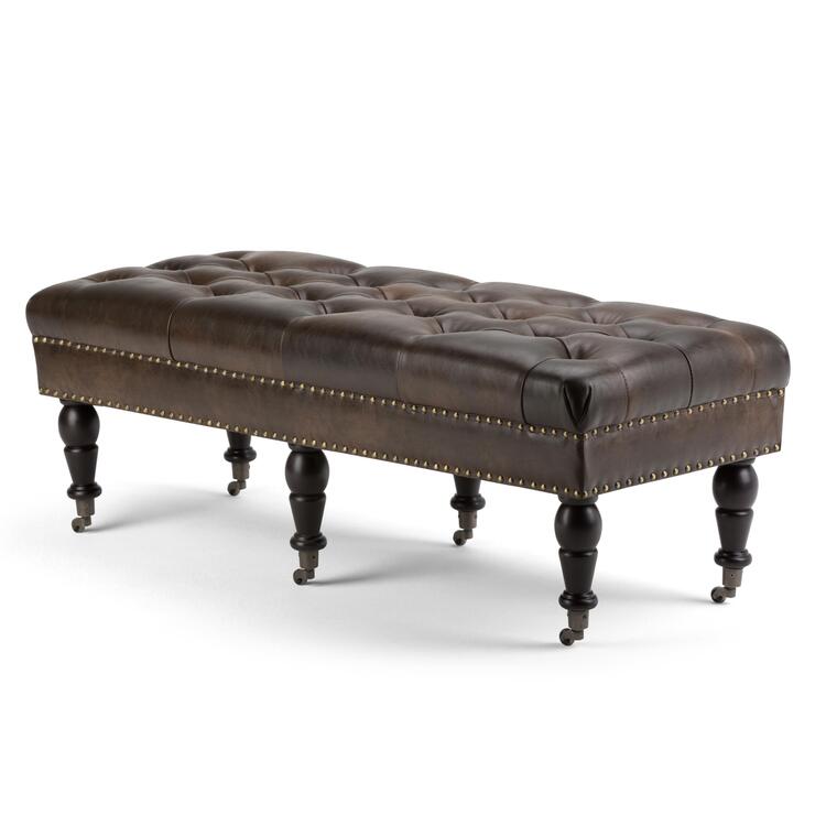 Simpli Home Henley Ottoman Bench - Thumbnail 3
