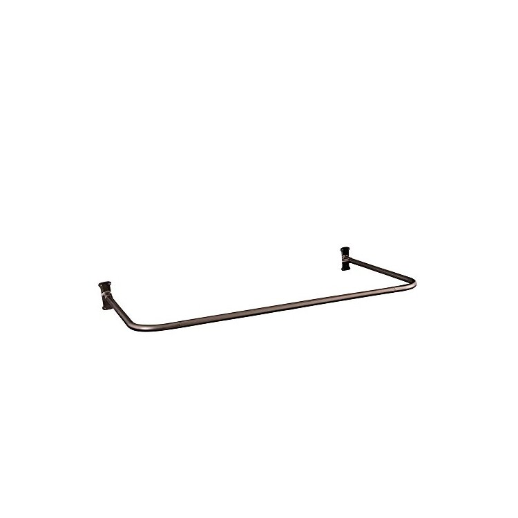 Solid Brass U Shaped Shower Rod - Barclay image - 1