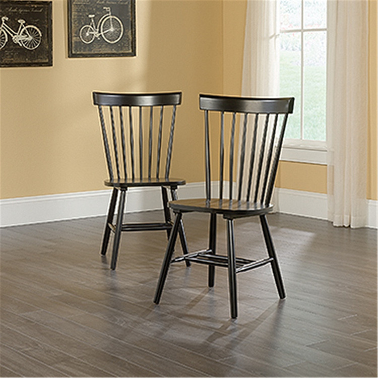 Rustic Spindle Chair Spindle Back Chairs - Set of 2 - Rustic Farmhouse Dining Chairs ...