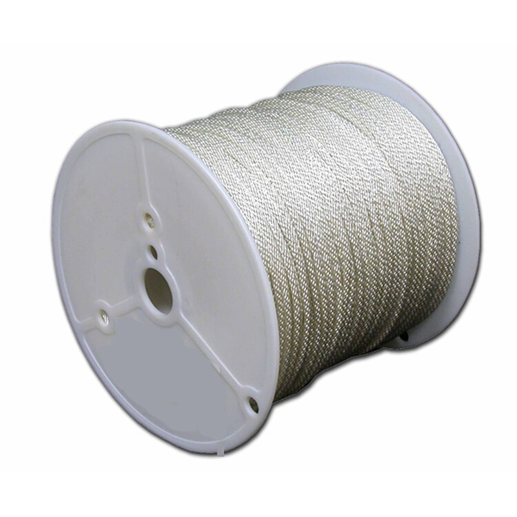 T.W . Evans Cordage Nylon Rope 1/8" - 600ft Solid Braid Cord image - 1