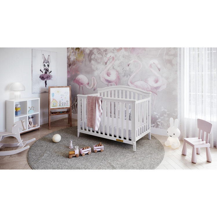 AFG Baby Furniture Kali II 4-in-1 Convertible Crib with Toddler
