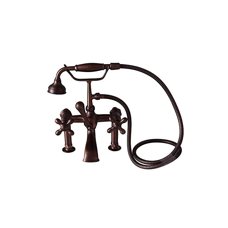 Vintage Tub Faucet Hand Held Shower 60 Hose - Barclay Products image - 1