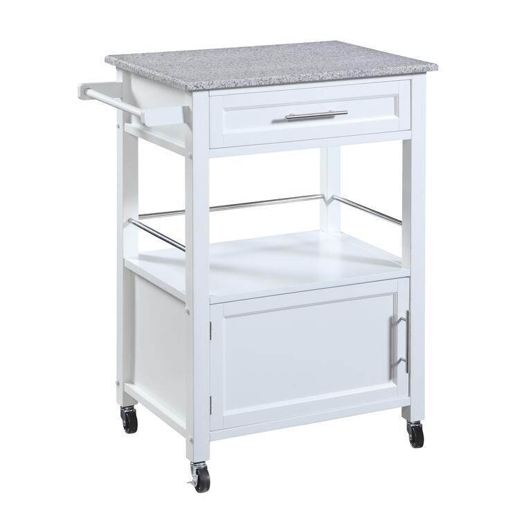 Linon Mitchell Kitchen Cart - Thumbnail 4