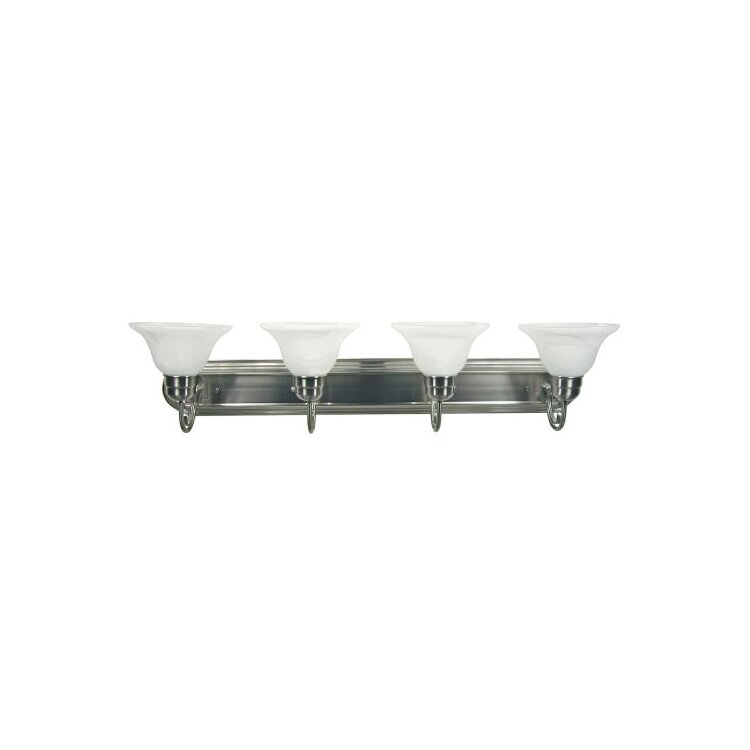 4 - Light UL Listed Metal Vanity Light Fixture - Damp Location Rated - Yosemite Home Decor image - 1