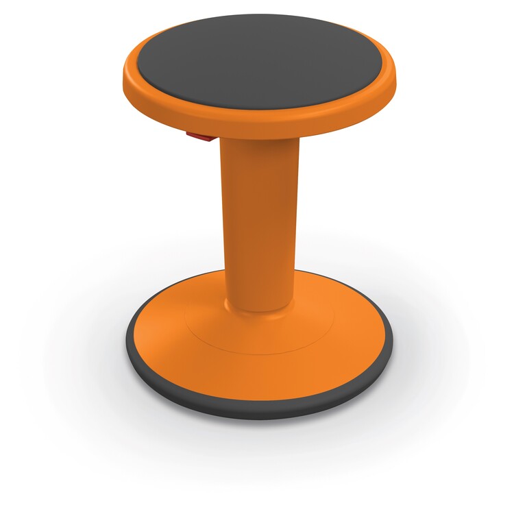 MooreCo Adjustable Grow Stool - Orange Active Seating image - 1