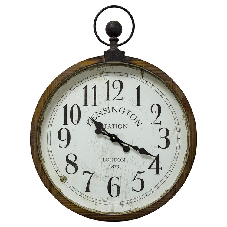 Yosemite Home Decor Kensington Station Wall Clock - Thumbnail 4