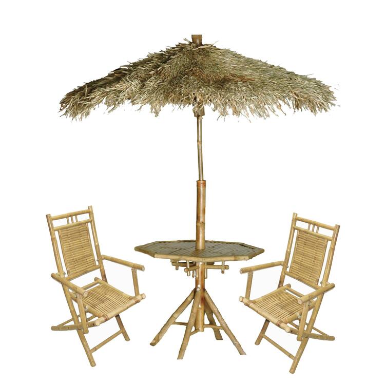  Bamboo Palapa - Set of 4