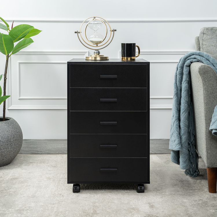 Rolling file cabinet