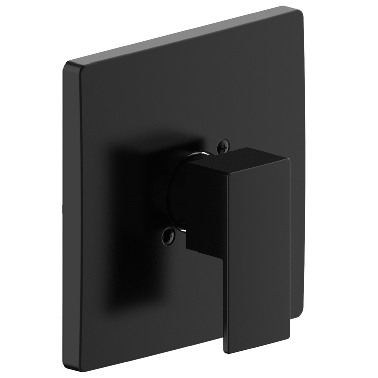 Design House 597096 Karsen II Contemporary Modern Single-Handle Shower Trim with Valve, Matte Black image - 1