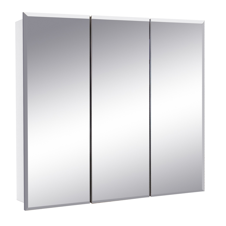 Design House 25 Inch Cyprus Bathroom Medicine Cabinet, Wall Mounted, Mirror, Clear Gloss ? , 597484 image - 1