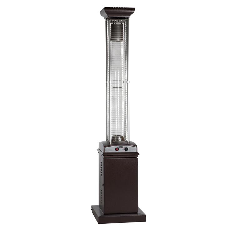 Fire Sense Hammered Bronze Patio Heater - Square Flame Design image - 1