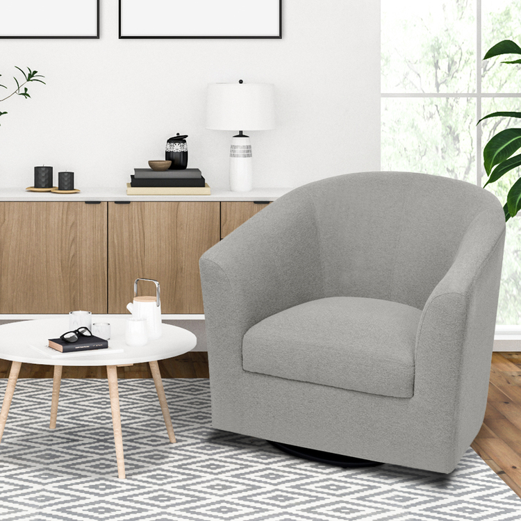 Color: Stone Gray Fabric: Linen